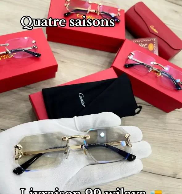 😎 Lunettes Cartier 4 Saisons 🔥